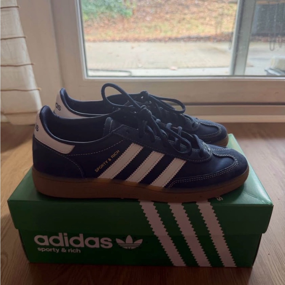 Adidas Sporty & Rich Navy and White Sneakers